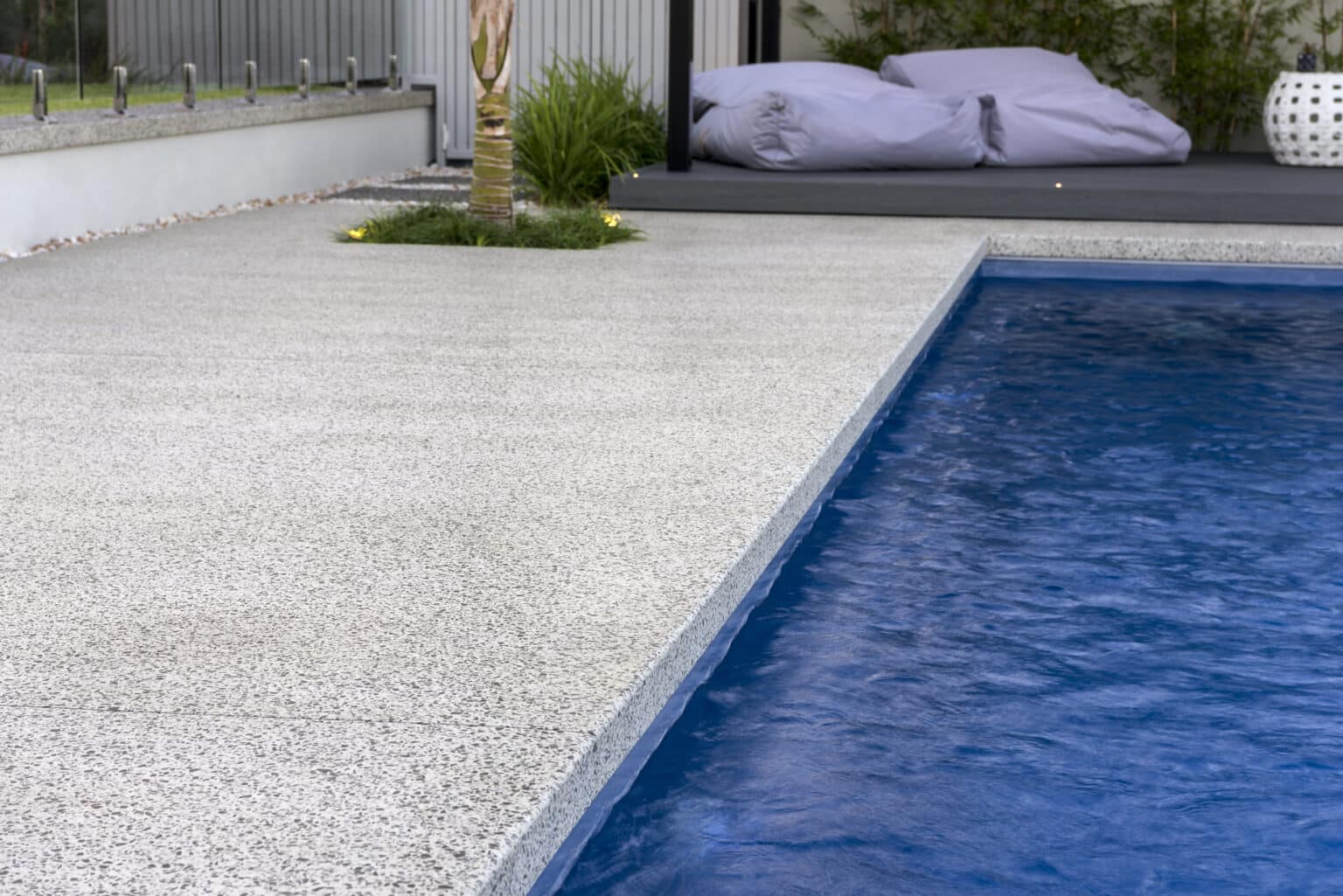 Honed Concrete Pool Surrounds | Slip Resistant | Terrastone